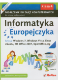 Informatyka Europejczyka 4 Podręcznik z płytą CD