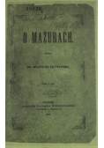 O Mazurach Reprint z 1872 r.