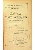 Nauka wiary i obyczajów tom 5 1892 r.