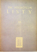 Św. Hieronim. Listy Tom III