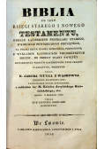 Biblia to iest Księgi Starego i Nowego Testamentu 1840 r.