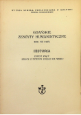 Gdańskie zeszyty humanistyczne Rok VIII Historia Zeszyt 5