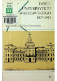 Dzieje uniwersytetu warszawskiego 1807 1915