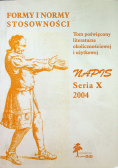 Formy i normy stosowności