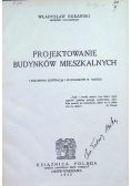Projektowanie budynków mieszkalnych 1923 r.