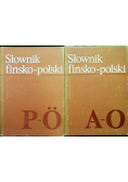 Słownik fińsko - polski Tom I i II