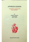 Liturgia godzin Codzienna modlitwa ludu Bożego IV Okres zwykły tygodnie XVIII - XXXIV
