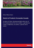 Sketch of Frederic Fernandez Cavada
