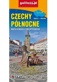 Mapa atrakcji tur.- Czechy Północne 1: 200 000