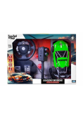 Auto zdalnie sterowane z kierownicą i pedałami