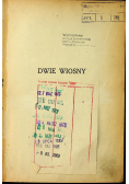 Dwie wiosny 1946 r.