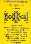 Aforyzmy Dostojewski