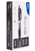 Pióro kulkowe Arris 0,7mm czarne (12szt)