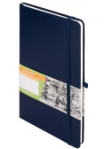 Notes A5 z gumką Romantyzm w linię