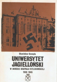 Uniwersytet Jagielloński w okresie okupacji hitlerowskiej 1939 - 1945