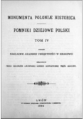 Pomniki dziejowe polski Tom IV
