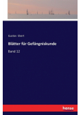 Blätter für Gefängniskunde