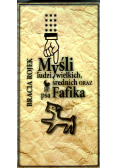 Myśli ludzi wielkich średnich oraz psa Fafika