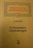 O równaniach różniczkowych