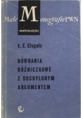 Równania różniczkowe z odchylonym argumentem