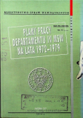 Plany pracy departamentu IV MSW na lata 1972 - 1979