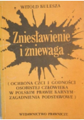 Zniesławienie i zniewaga