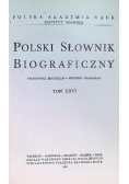 Polski Słownik Biograficzny Tom XXVI