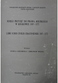 Księga przyjęć do prawa miejskiego w Krakowie 1507-1572