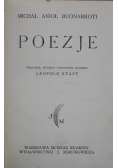 Poezje Buonarroti 1922r.