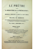 Le Pretre Dans Le Ministere De La Predication 1913 r.