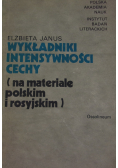 Wykładniki intensywności cechy
