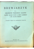 Brewjarzyk dla członków trzeciego zakonu najśw. Marji Panny z Góry Karmelu i św, Matki Teresy 1929 r