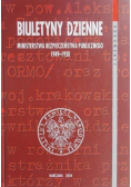 Biuletyny dzienne Ministerstwa Bezpieczeństwa Publicznego 1949 - 1950