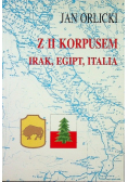 Z II korpusem Irak Egipt Italia