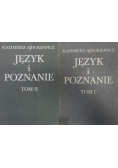 Język i poznanie 2 tomy
