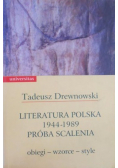 Literatura polska 1944 1989 Próba scalenia
