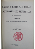 Sacrae Romanae Rotae Decisiones seu sententiae tom XXXIV 1942r