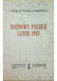 Rozmowy Polskie latem 1983
