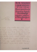 Rok nadziei i rok klęski 1791  1792