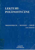 Lektury Polonistyczne Tom I