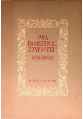 Dwa pamiętniki z XVII wieku