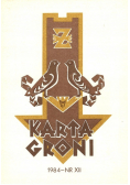 Karta Groni nr XII
