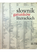 Słownik gatunków literackich