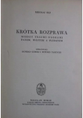 Krótka rozprawa między trzemi osobami panem, wójtem a plebanem