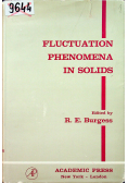 Fluctuation phenomena in solids