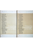 Filozofia i socjologia XX wieku  część I i II
