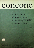 Concone 50 ćwiczeń op 9
