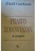 Prawo zobowiązań w zarysie