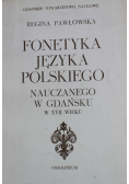 Fonetyka języka polskiego nauczanego w Gdańsku w XVII wieku