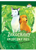 Zakochany grzeczny pies